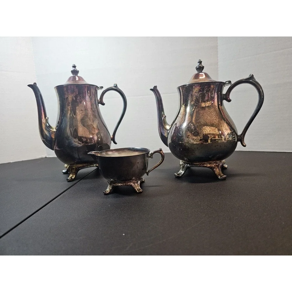 Vintage International Silver Company Silverplate 3 Piece Set